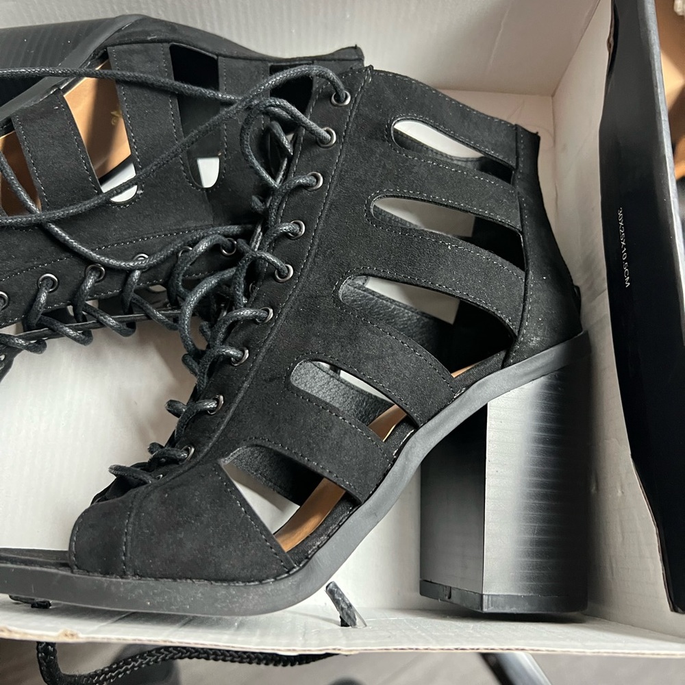 Black heels